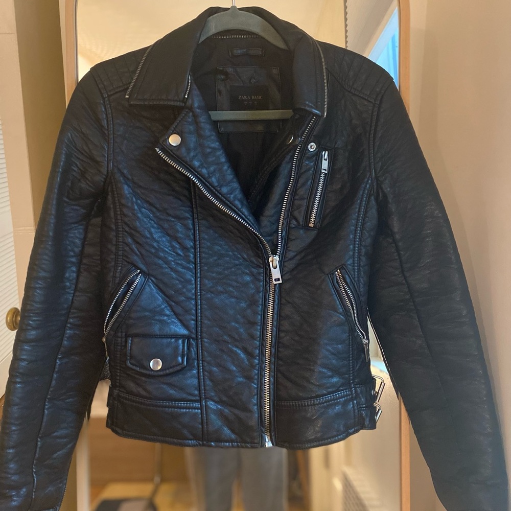 ZARA Leather Moto Jacket